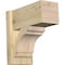 Ekena Millwork Olympic Block Rough Sawn Outlooker, Douglas Fir, 8"W x 16"D x 16"H OUT08X16X16OLY05RDF - alternate 1